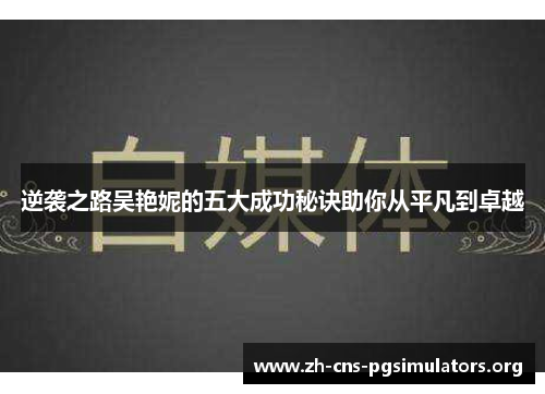 逆袭之路吴艳妮的五大成功秘诀助你从平凡到卓越 逆袭之路吴艳妮的五大成功秘诀助你从平凡到卓越